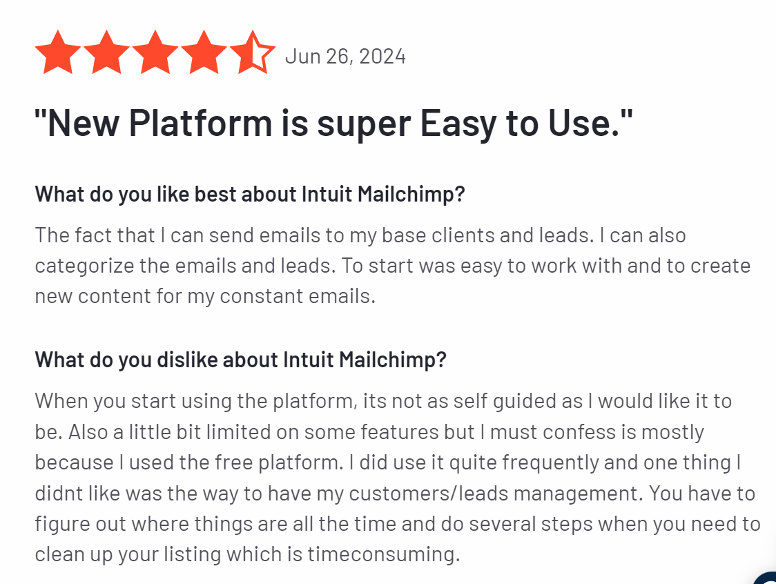 Mailchimp review