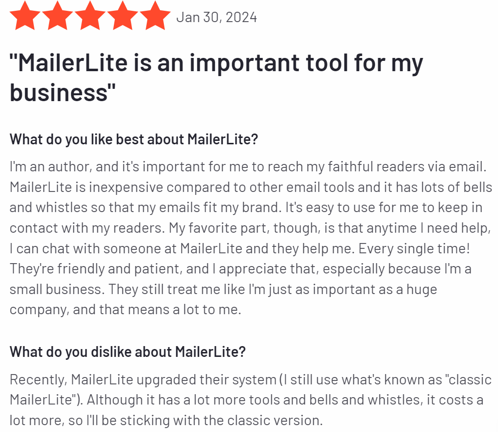 MailerLite Review