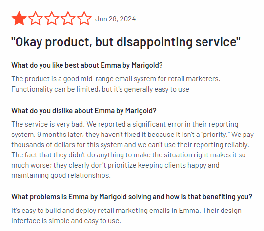 Customer reviews