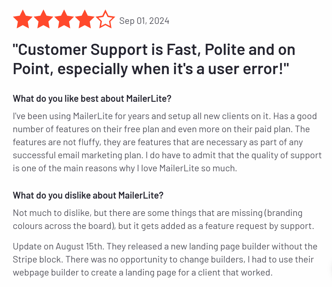 review