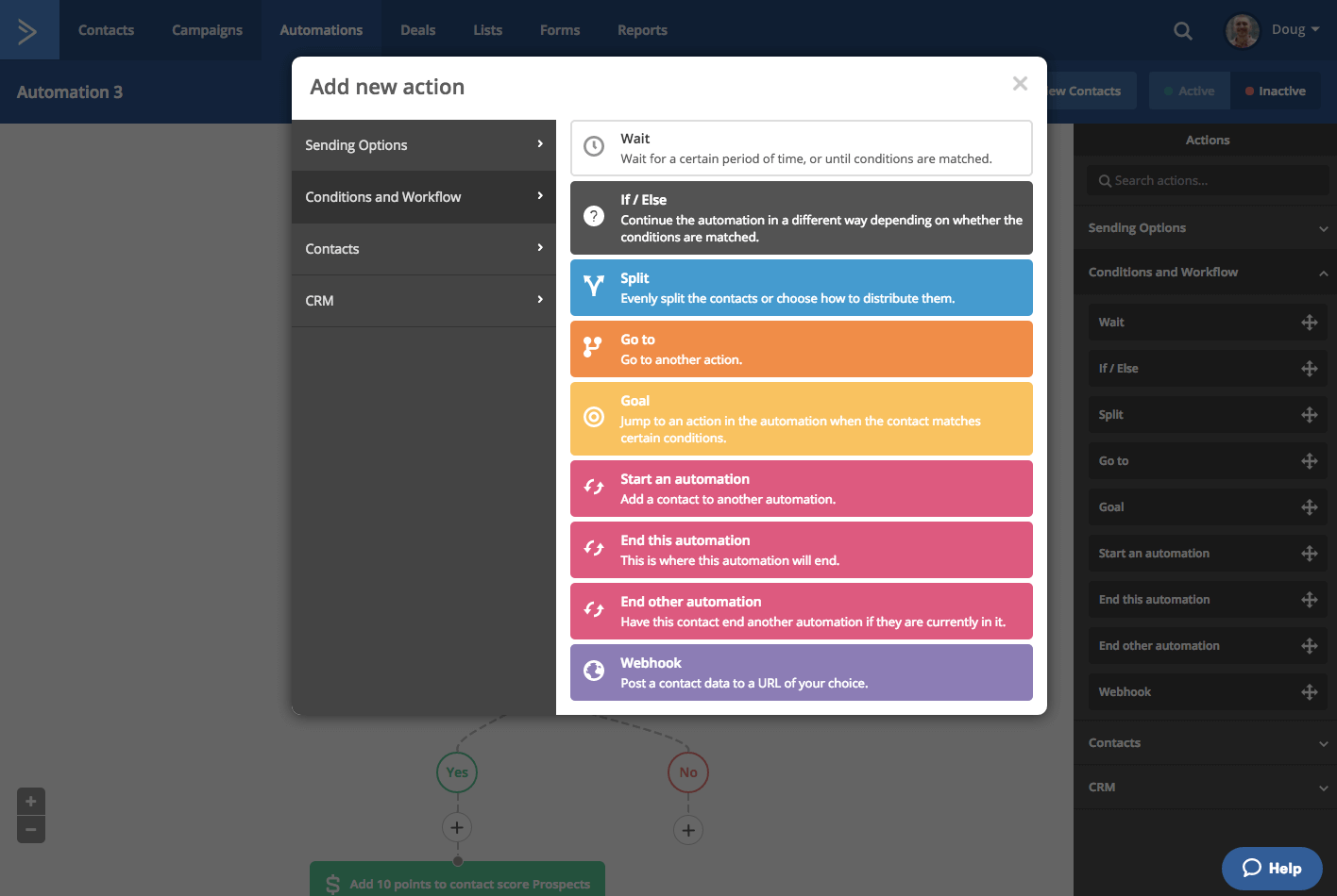 ActiveCampaign automation